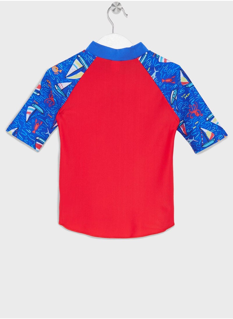 speedo - Kids Digital Rash Top Set - Image 1