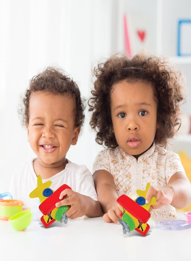 Puzzled DolliBu Biplane Squirter Bath Toy - Floating Rubber Airplane Baby Toy, Cute Airplane Toys for Kids, Fun Toddler Bath Squirt Toys for Pool, Bathtub, or Beach - Image 5