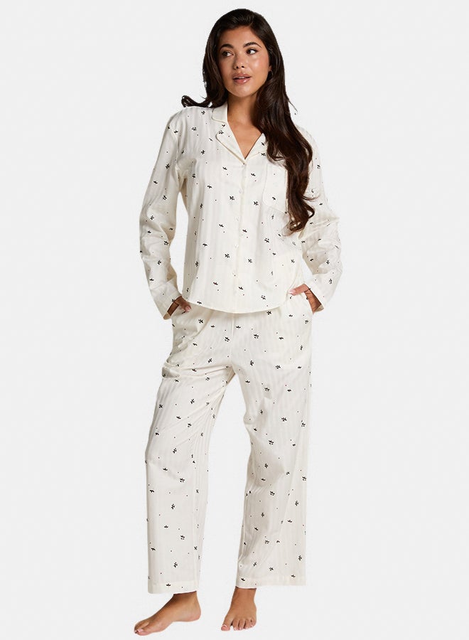 hunkemoller Pyjama Pant Mistletoe - Image 1