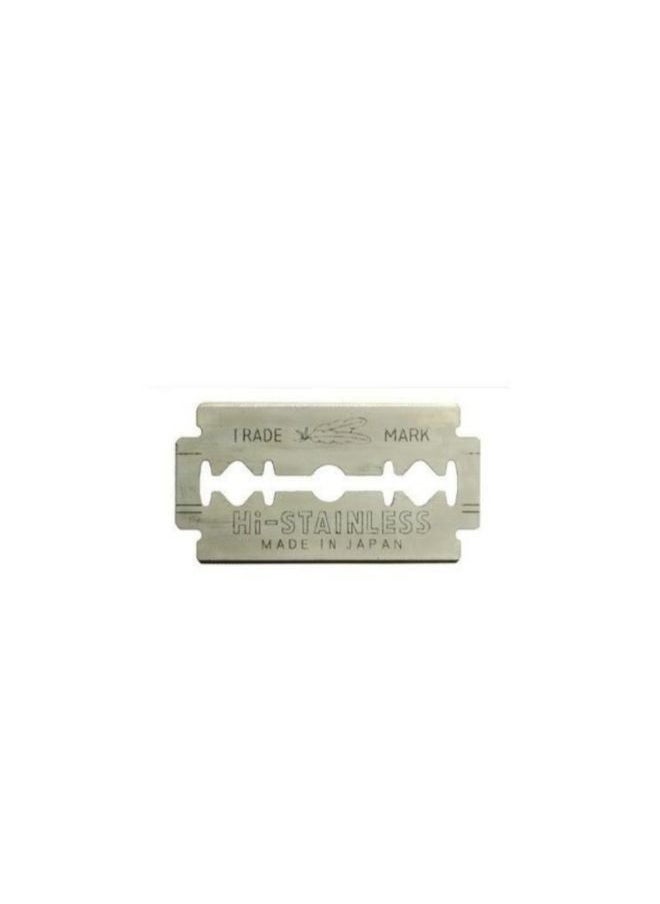 Feather Double Edge Razor Blades Silver 2 PCS  - Image 5