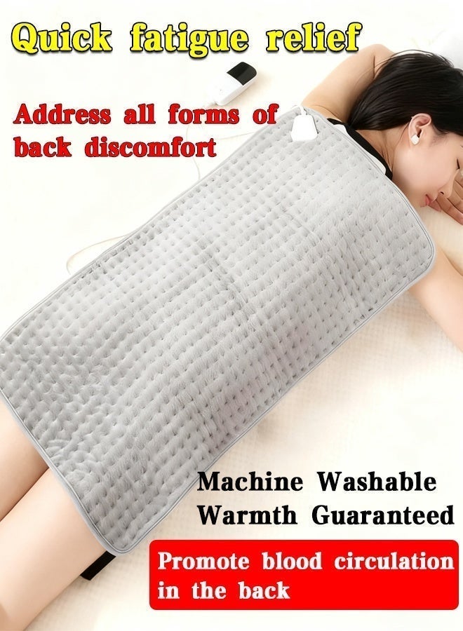 Heating Pad Electric for Pain Relief of Back Neck and Shoulder 6 Electric Temperature Options 9 Temperature Settings Auto Shut Off - Image 2