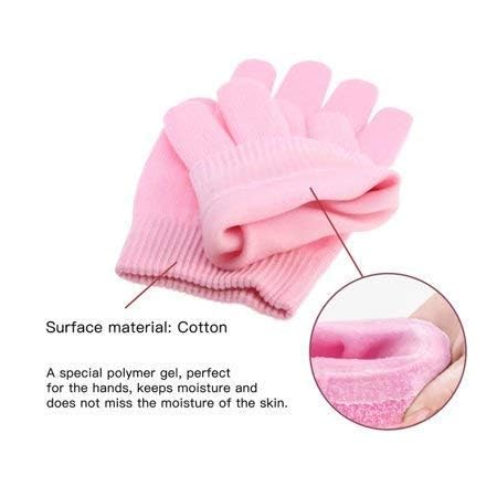 Generic 1pcs Soft Moisturizing Summer Care Gel Spa Gloves For Repairing and Softening Dry Cracked Hand Skins Gel Lining Infused with Essential Oils and Vitamin  - Image 4