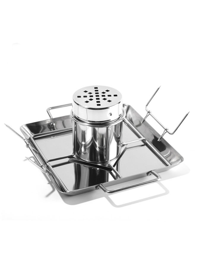 general Outdoor Convenient Beer Can Roast Chicken Tray Square Multi-Purpose Roast Chicken Plate BBQ BBQ Roast Chicken - Image 1
