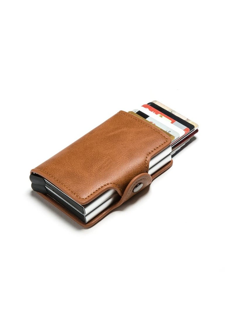 SYOSI - PU Leather Credit Card Holde for Men - Image 1