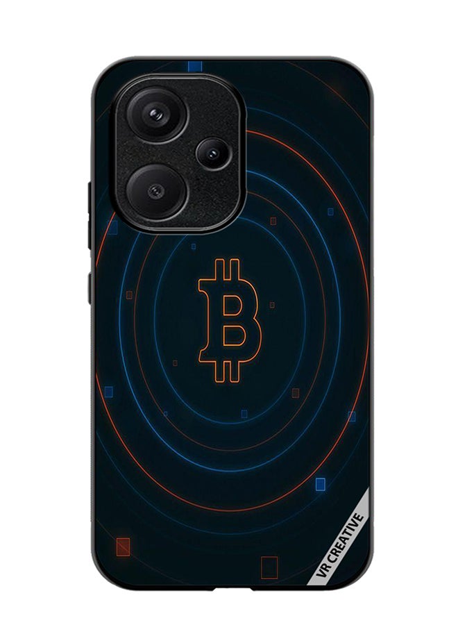 VR CREATIVE Protective Case Cover For Xiaomi Redmi 13C 5G Bitcoin Design Multicolour - Image 1