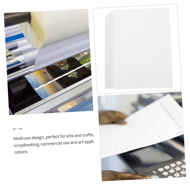 500 Sheets A5 Thick Double Sided White Cardboard For Printing And Diy Crafts - Image 5