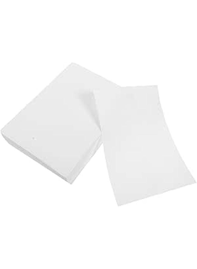 500 Sheets A5 Thick Double Sided White Cardboard For Printing And Diy Crafts - Image 1