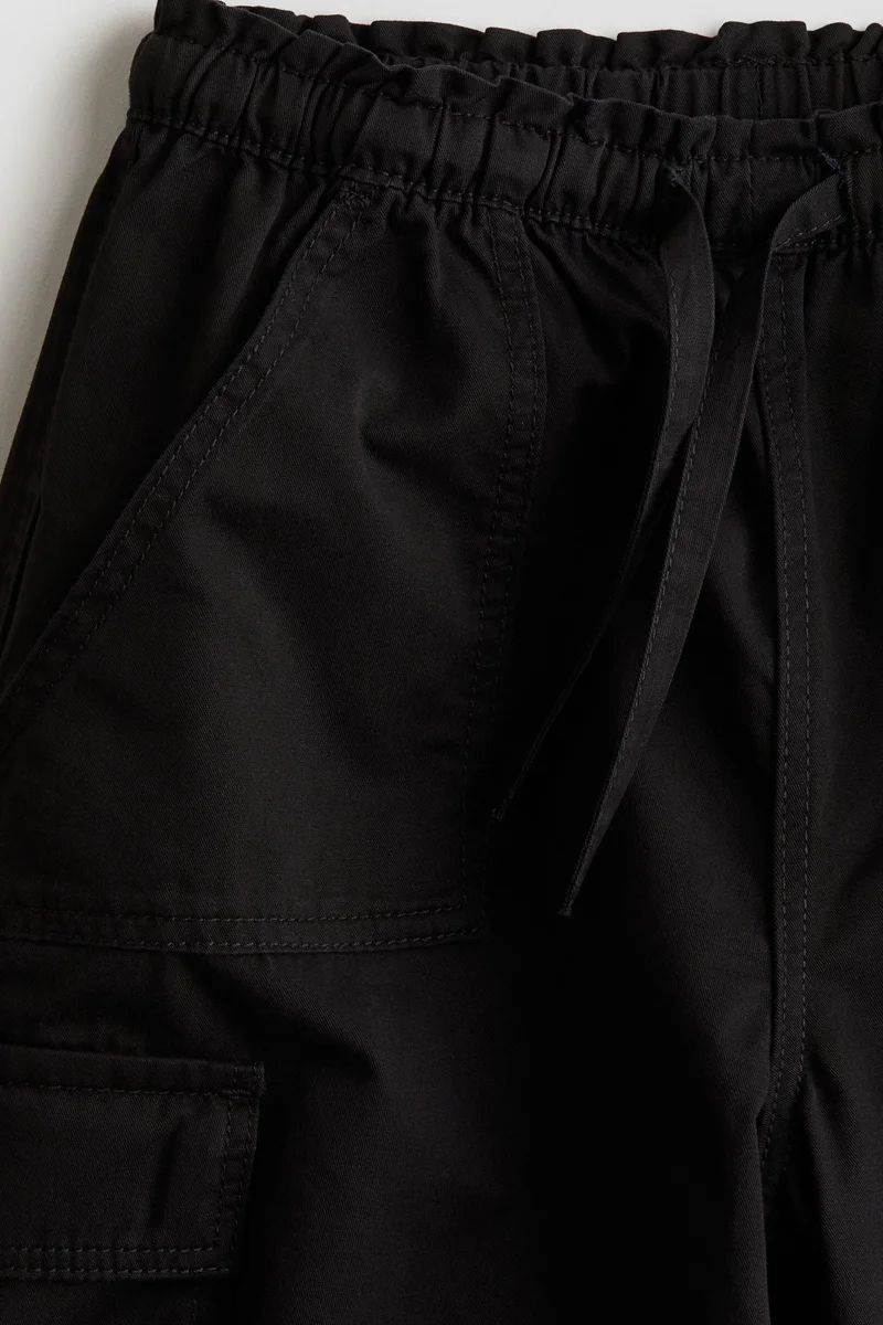 H&M Cotton Twill Parachute Trousers