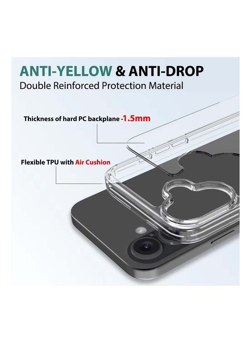 CHAPPELINE Apple iPhone 16 Plus 2024 AIRBAG CASE Series Premium Transparent Airbag Shockproof Anti-Yellowing Clear Case Cover - Clear - Image 5