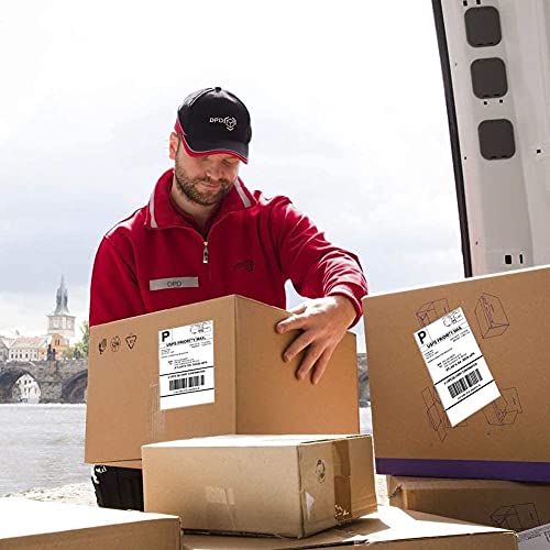 SJPACK 4x6 Thermal Labels, Shipping Labels with Perforated Line, Commercial Grade Thermal Shipping Label Paper, Pack of 500 - Image 4