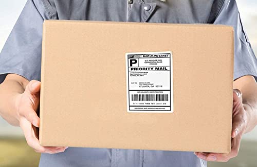 SJPACK 4x6 Thermal Labels, Shipping Labels with Perforated Line, Commercial Grade Thermal Shipping Label Paper, Pack of 500 - Image 3