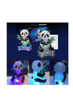 Y&D For Adults DIY 3D Crystal Puzzles Panda Puzzle Plastic Home Decoration Birthday Toy for Children Kids Age 6 7 9 10 11 12 Years Old Adult  - Image 3