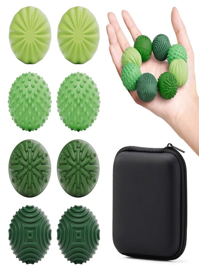 luckdoor Silicone Magnetic Balls Fidget Toys for Adults & Teens,8PCS Stress Relief Sensory Toys for Autism ADHD Anxiety,Fun Textures Gadgets,Office Desk Toy,Stocking Stuffers for Women Men Teen Gifts - Image 1