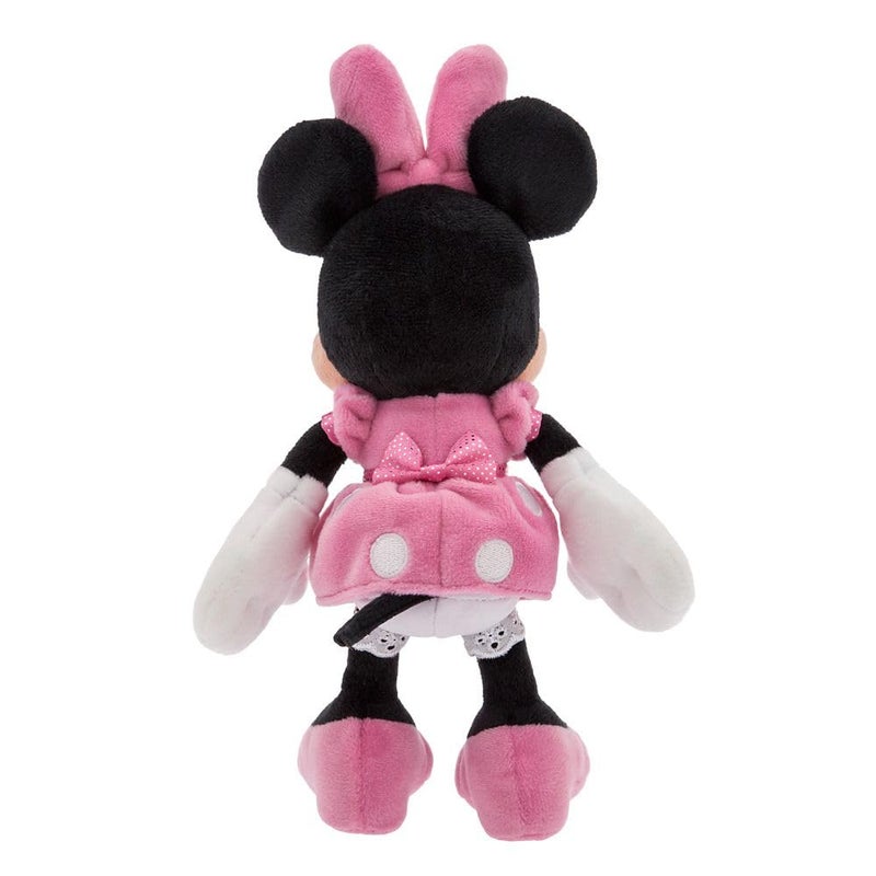 Disney Store Official Mini Bean Bag Plushies â€“ Minnie Mouse â€“ Pink Dress - Cute Stuffed Animal with Detailed Sculpting, Embroidered Features, Bean Bag Bottom Plush Toys for Kids - Image 2
