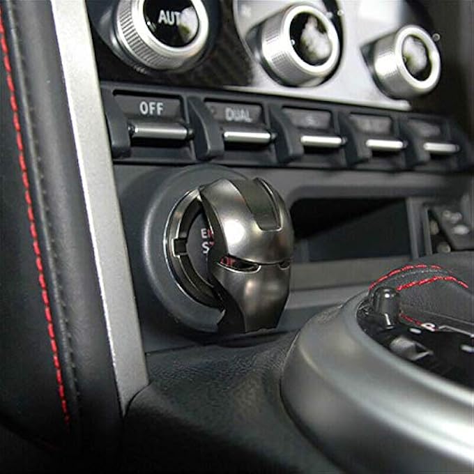 شواي غطاء زر بدء تشغيل المحرك وإيقافه، غطاء دفع مضاد للخدش، حلقة زخرفية عالمية، زر OneKey غير قابل للتشوه، مضاد للخدش، مناسب لمعظم موديلات ملحقات السيارة الداخلية - Image 5