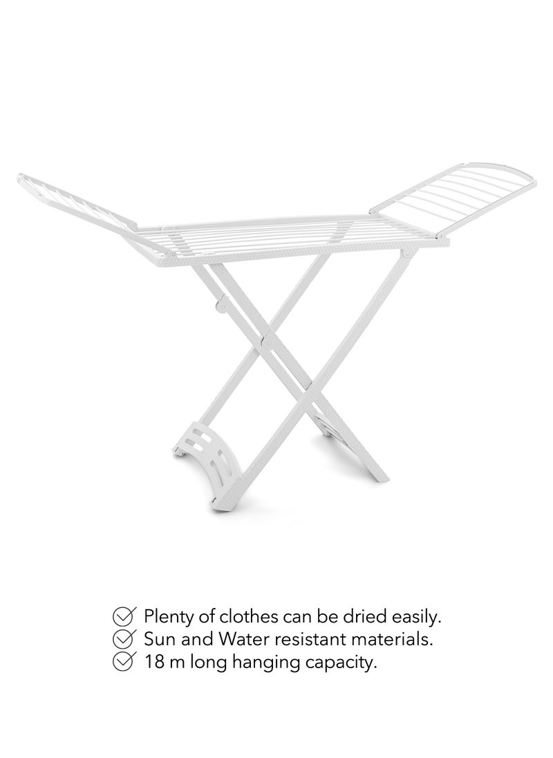 Elhelal Rattan Indoor Clothes Dryer White Helal  - Image 2