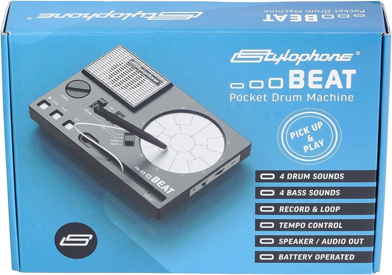 Stylophone Beat - Compact Stylus Drum Machine | 4 Drum Kits & 4 Bass Sounds | Rhythm Machine Beat Maker | Drum Loop Machine - Image 5