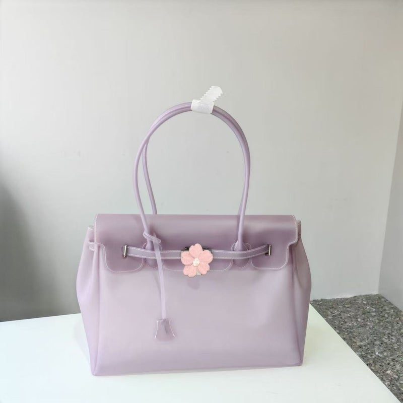 Transparent Jelly Large Tote Bag for Women - Image 2