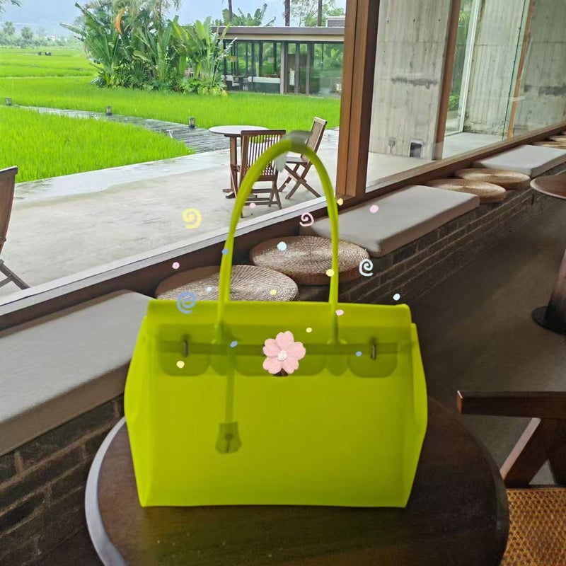 Transparent Jelly Large Tote Bag for Women - Image 4