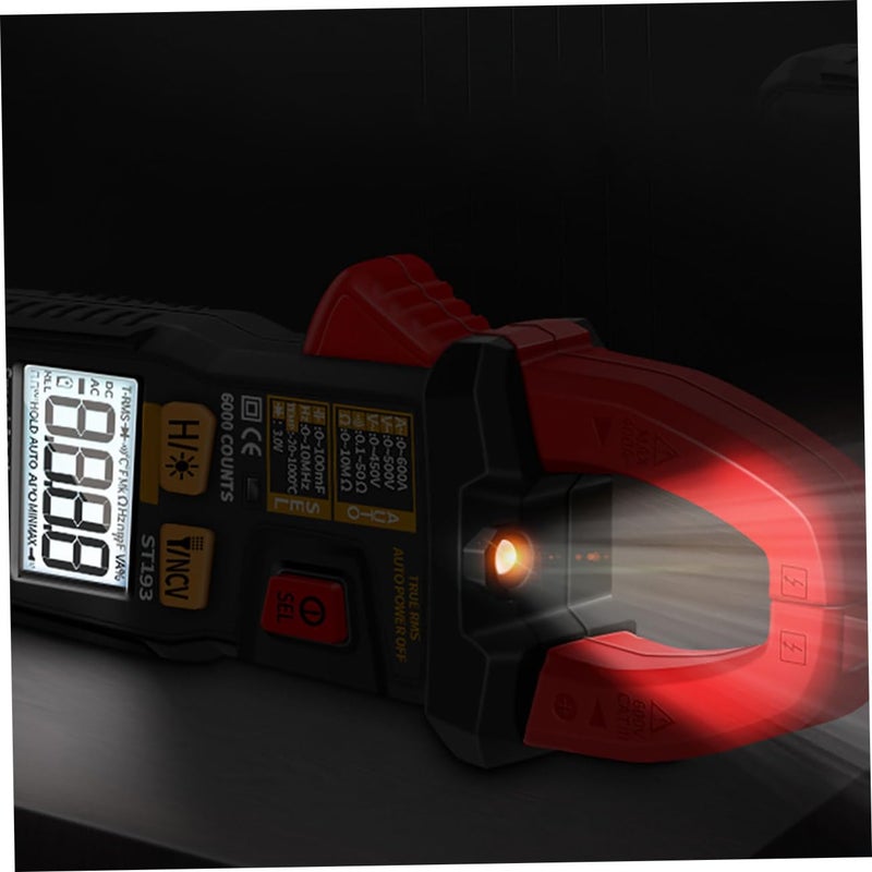 MAGICLULU Smart Auto-ranging Clamp Meter St193 Digital Multimeter for Home Electrical Repair Portable Ac Dc Current Tester with Buzzer and Jaw Clamp, Battery Not Included - Image 4