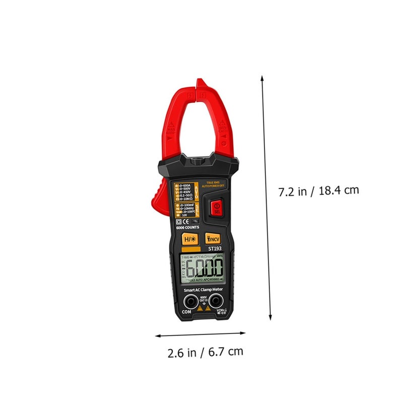 MAGICLULU Smart Auto-ranging Clamp Meter St193 Digital Multimeter for Home Electrical Repair Portable Ac Dc Current Tester with Buzzer and Jaw Clamp, Battery Not Included - Image 2