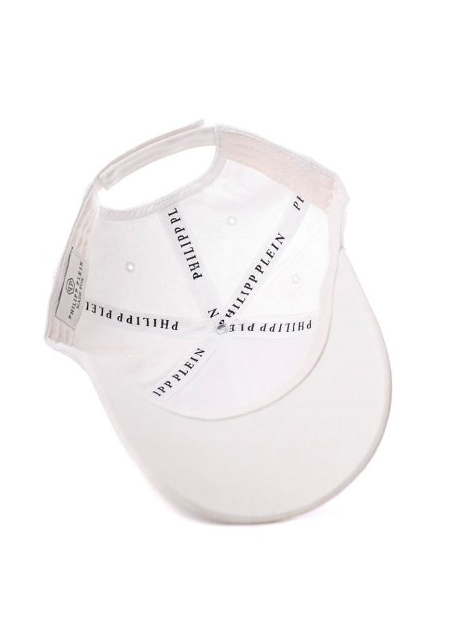 PHILIPP PLEIN Philipp Plein Logo Baseball Cap - White  - Image 2
