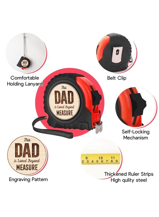 Gossby Tape Measure for Dad - Fathers Day, Birthday, Christmas - Woodworking, Carpenter Tool Gift for Men - Image 2