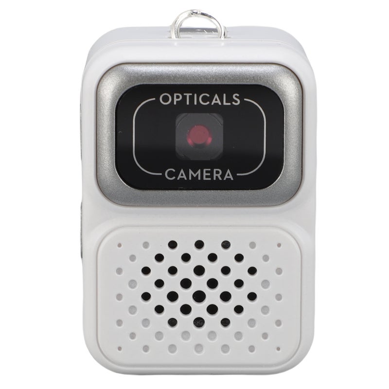Mini Camera: White 2MP 480P HD Image Quality - Long Battery Life Wearable Keychain Camera for Outdoor Travel Cycling Mountaineering Pet Monitoring - Image 3