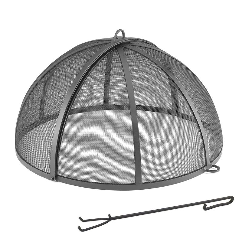 Good Directions 775 Heavy Duty Pit Spark Fire Screen Hinged for Easy Access 29 Inch