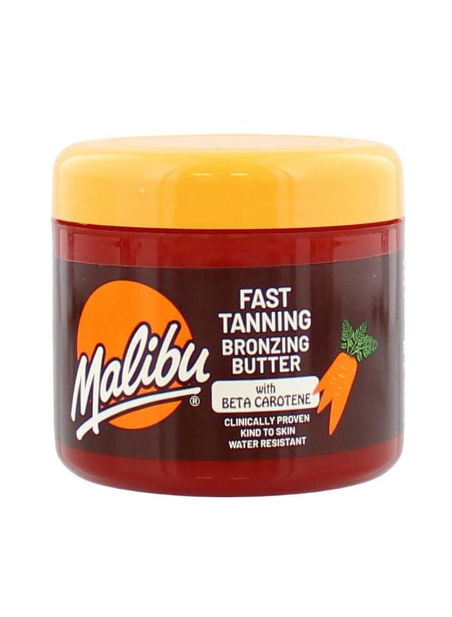 Malibu زبدة الجسم السريعة للتسمير مع بيتا كاروتين، عطر جوز الهند الاستوائي، 300 مل - Image 1