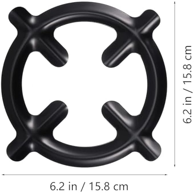 KASTWAVE Gas Ring Trivet Reducer Stove Top Hob Cooker Heat Simmer Coffee Pots Cafetiere Espresso Makers Pans Stainless Steel Kitchen Utensil 3 Pieces - Image 3