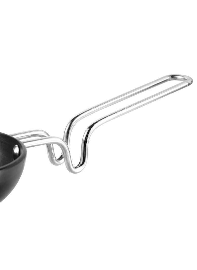 KD ZONE KD ZONE Aluminium Black Large Tadka Pan 325mm  - Image 4