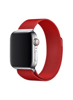 Milanese Loop Stainless Steel Alloy Replacement Watch Strap Band for Apple iWatch Series SE/6/5/4/3/2/1 42-44mm