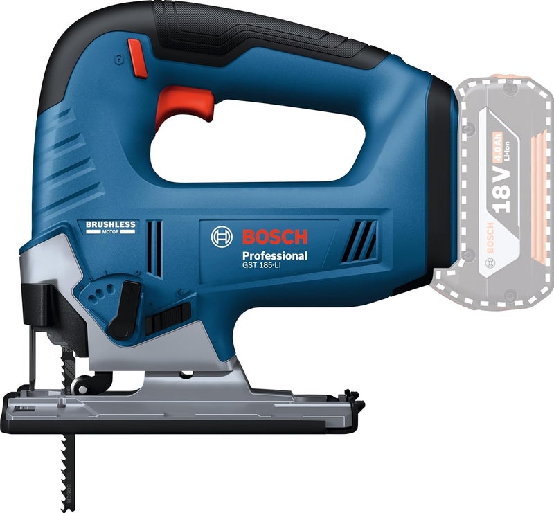 BOSCH Gst 185-Li Cordless Jigsaw, Battery Or Charger - 0 601 5B3 021 - Image 2