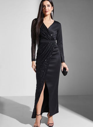 Sequin Slit Maxi Dress - pzsku/ZB17910DB4F1D6C34FCACZ/45/1746747132/7039bf50-30de-4863-82ea-9f144462b592