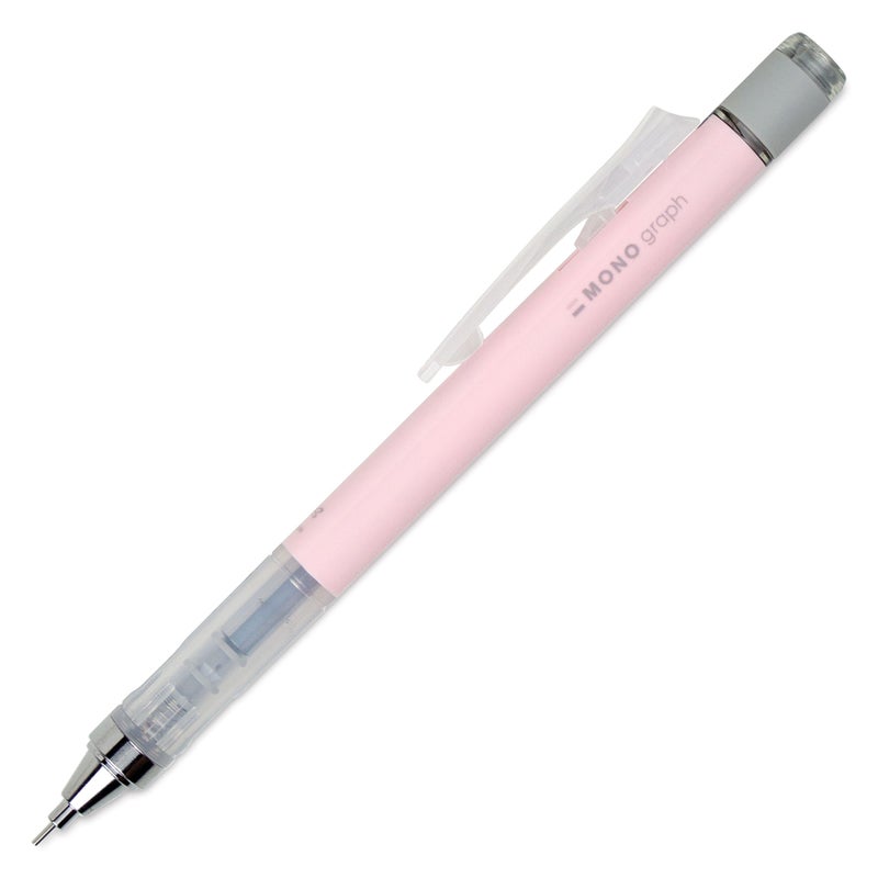 Tombow 53109 MONO Graph Mechanical Pencil, Pastel, Coral Pink. Features Innovative Shake-Mechanism MONO Eraser - Image 4