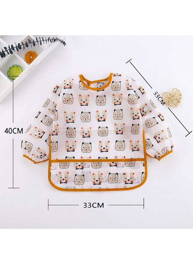 SOWUGI 2Pcs Set Waterproof Stain Resistant Drool Cloths Baby Bib Nursing Feeding Bibs Burp Cloths Bibs Drooling Bibs - Image 5