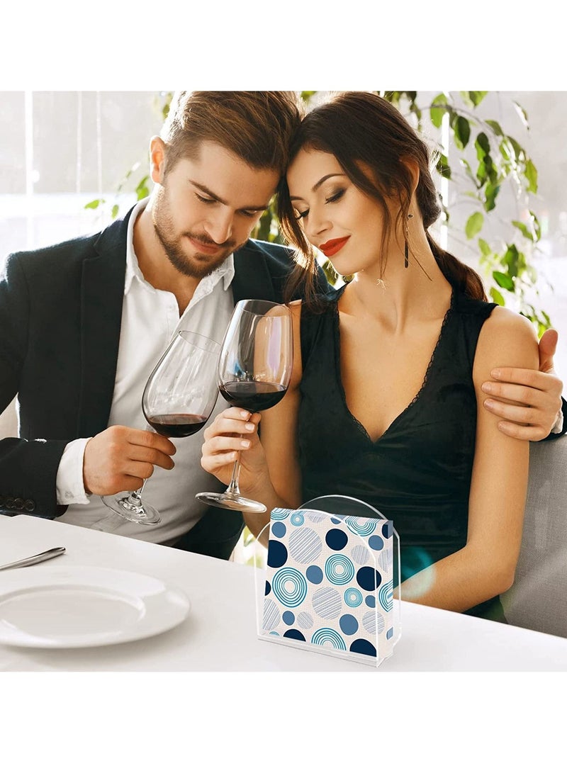 واي آند دي 2Pcs Acrylic Napkin Holder for Table Clear Upright Paper Windproof U Shaped Kitchen Restaurant Home Decor Accessories - Image 5