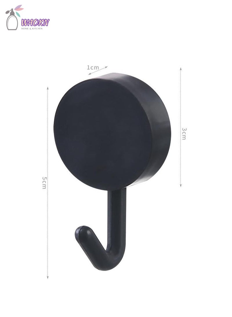 WAOKN 14 Pieces Perforation-Free Wall Hook Strong Without Drilling Coat Bag Bathroom Door Kitchen Towel Hanger Hooks Color Traceless Hook Home Storage Accessories  - Image 2
