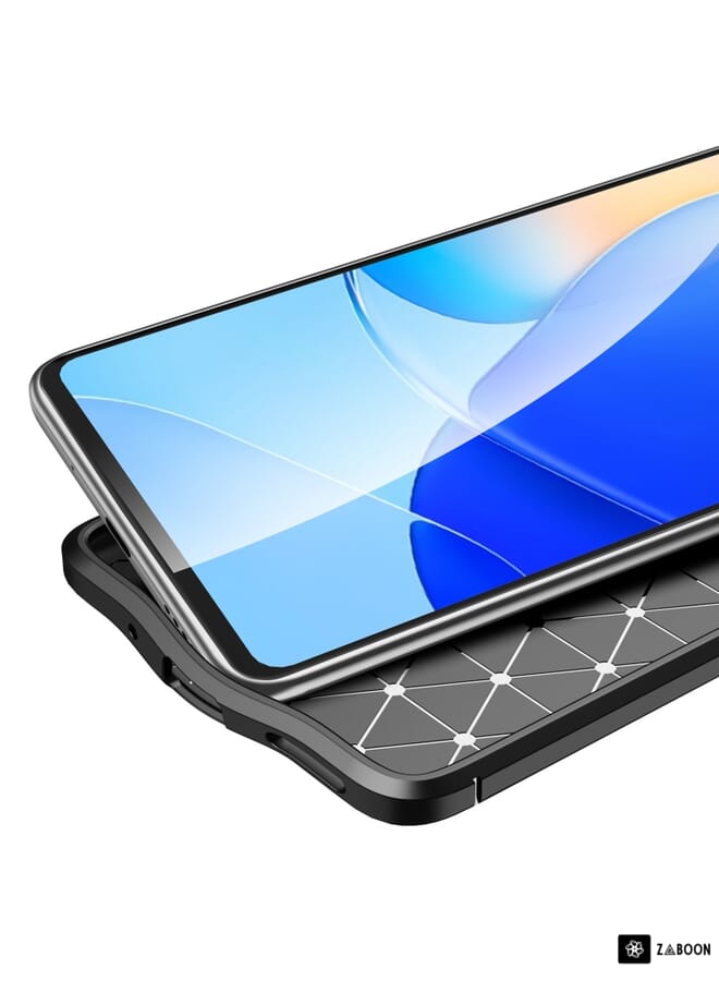 Green Tiger For Huawei nova 9 SE Litchi Texture Shockproof TPU Phone Case(Black) - Image 3