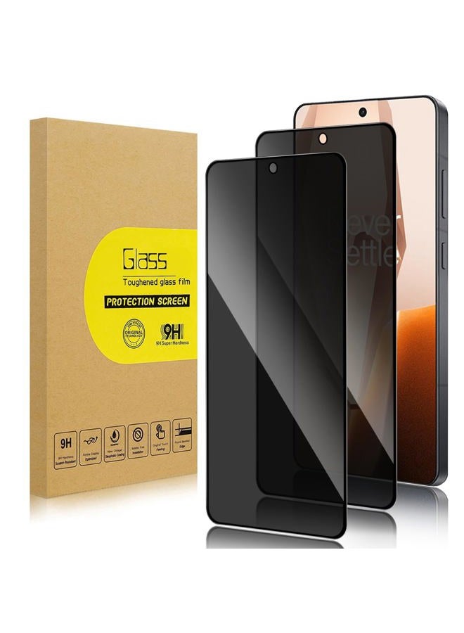 Lokyoo 2 Pack Privacy Screen Protector for OnePlus 13R[Anti-Spy Tempered Glass], Ultra HD, Anti-Scratch, Bubble-Free, Easy Install 9H Protective Glass for OnePlus 13R - Image 1