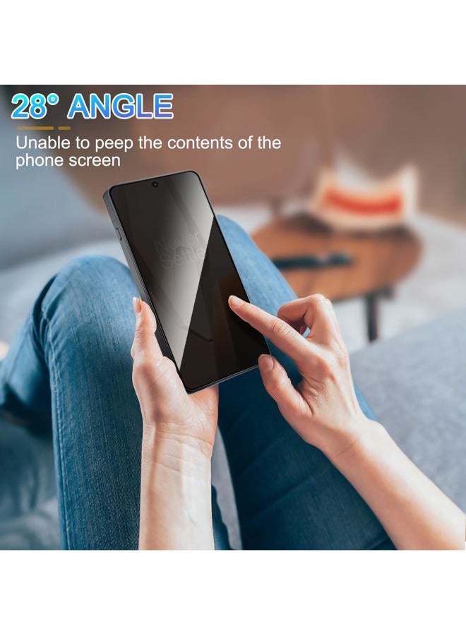 Lokyoo 2 Pack Privacy Screen Protector for OnePlus 13R[Anti-Spy Tempered Glass], Ultra HD, Anti-Scratch, Bubble-Free, Easy Install 9H Protective Glass for OnePlus 13R - Image 3