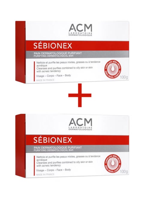 ACM Spionex Oily Skin Cleansing Soap - 100gm 2 Pcs