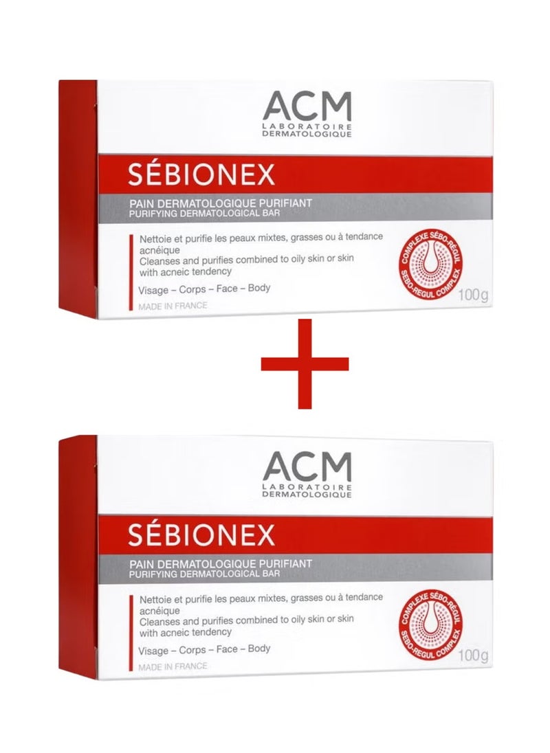 ACM Spionex Oily Skin Cleansing Soap - 100gm 2 Pcs