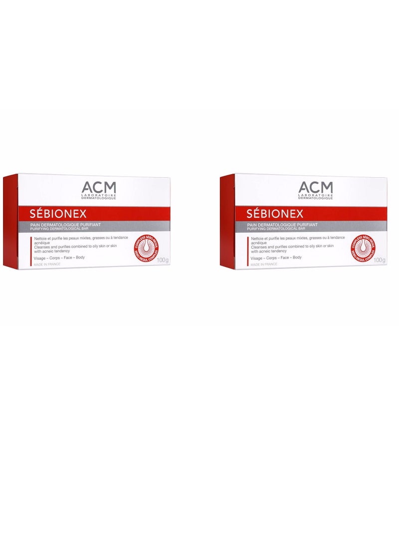 ACM Spionex Oily Skin Cleansing Soap - 100gm 2 Pcs