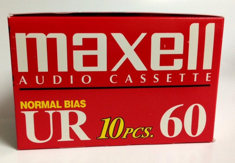 Maxell Audio Cassette  Blank Media Cassette Red 60 Min Pack of 10 - Image 2