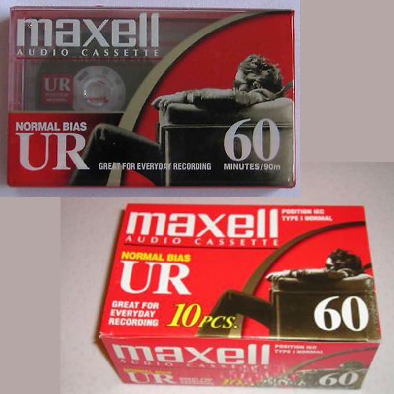 Maxell Audio Cassette  Blank Media Cassette Red 60 Min Pack of 10 - Image 4