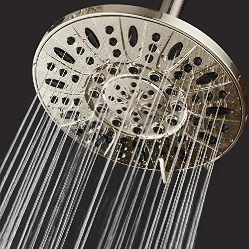 AquaDance BRUSHED NICKEL High Pressure 6-Setting 7" Rain Shower Head – Angle Adjustable, Anti-Clog Showerhead Jets, Tool-Free Installation - USA Standard Certified - Top U.S. Brand - Image 5