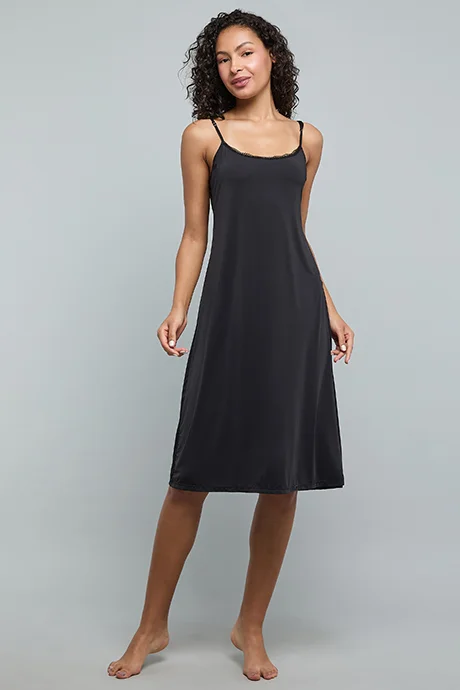 أر أند بي Solid Night Slip Dress