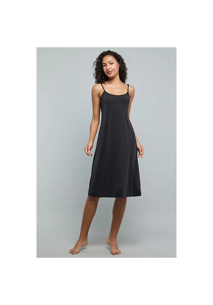 R&b Solid Night Slip Dress